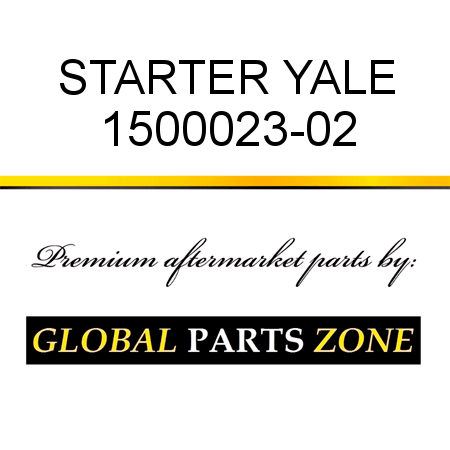 STARTER YALE 1500023-02