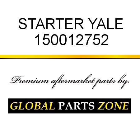 STARTER YALE 150012752