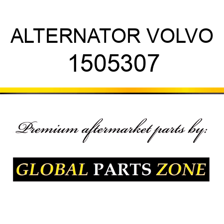 ALTERNATOR VOLVO 1505307