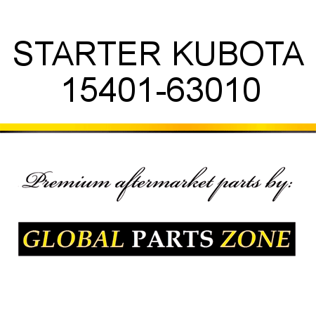STARTER KUBOTA 15401-63010