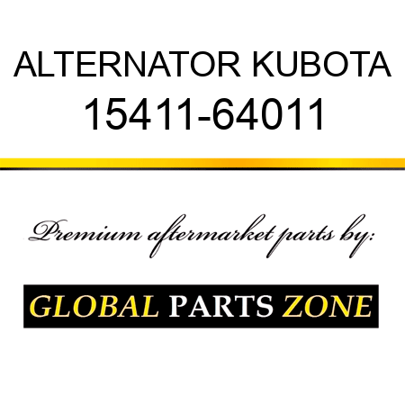 ALTERNATOR KUBOTA 15411-64011