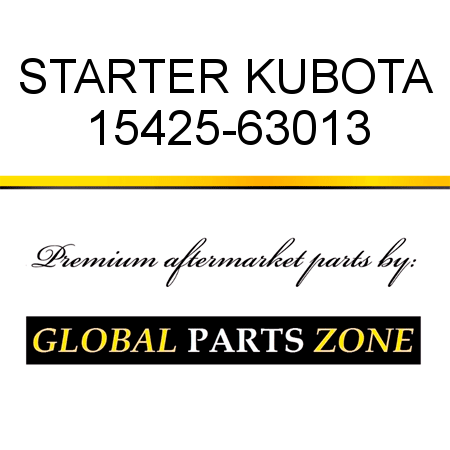 STARTER KUBOTA 15425-63013