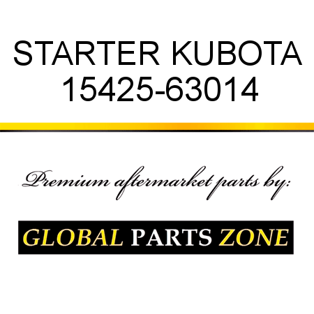 STARTER KUBOTA 15425-63014