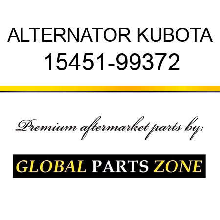 ALTERNATOR KUBOTA 15451-99372