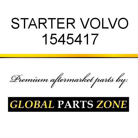 STARTER VOLVO 1545417