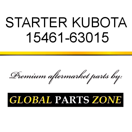 STARTER KUBOTA 15461-63015