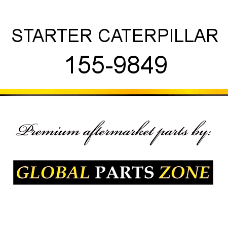 STARTER CATERPILLAR 155-9849