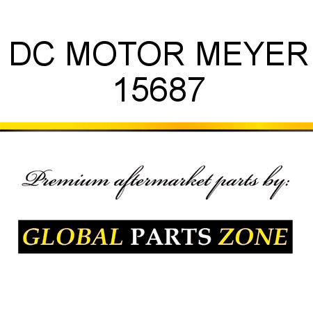 DC MOTOR MEYER 15687