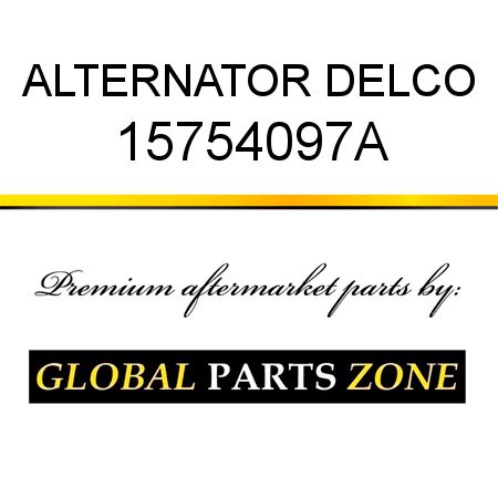 ALTERNATOR DELCO 15754097A