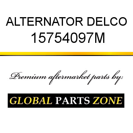 ALTERNATOR DELCO 15754097M