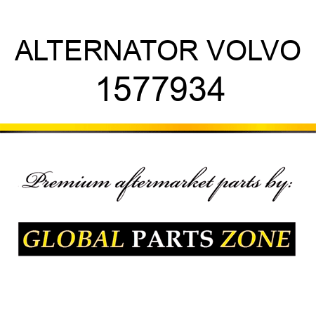 ALTERNATOR VOLVO 1577934