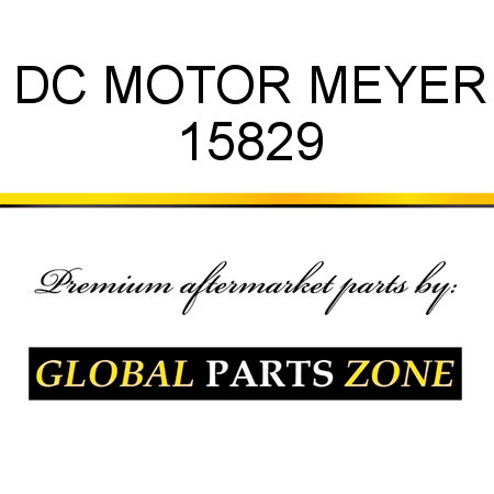 DC MOTOR MEYER 15829