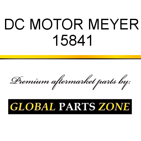 DC MOTOR MEYER 15841