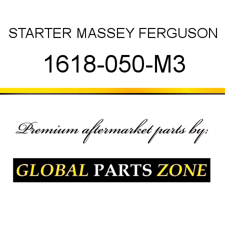 STARTER MASSEY FERGUSON 1618-050-M3