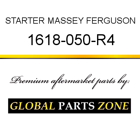 STARTER MASSEY FERGUSON 1618-050-R4