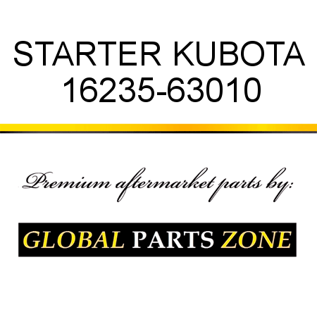 STARTER KUBOTA 16235-63010