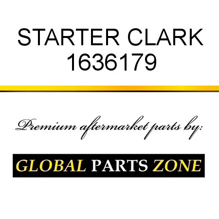 STARTER CLARK 1636179