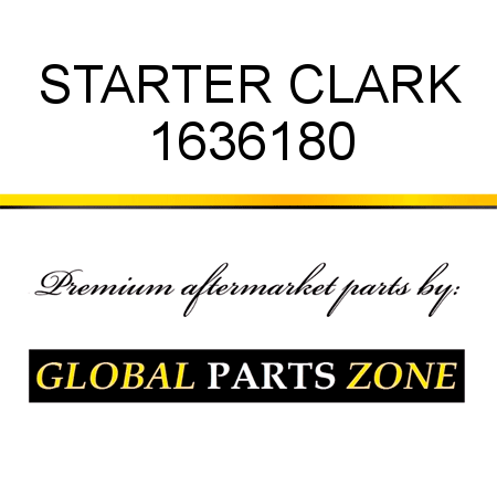 STARTER CLARK 1636180