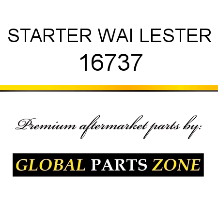 STARTER WAI LESTER 16737