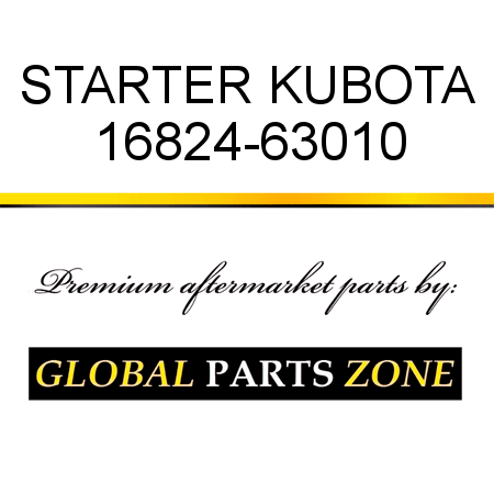 STARTER KUBOTA 16824-63010