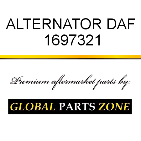 ALTERNATOR DAF 1697321