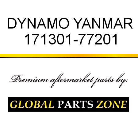 DYNAMO YANMAR 171301-77201
