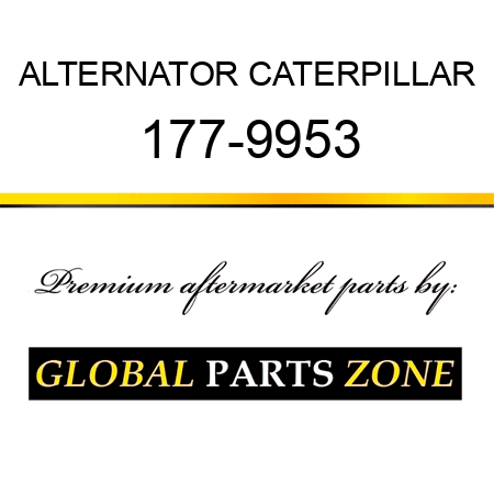 ALTERNATOR CATERPILLAR 177-9953