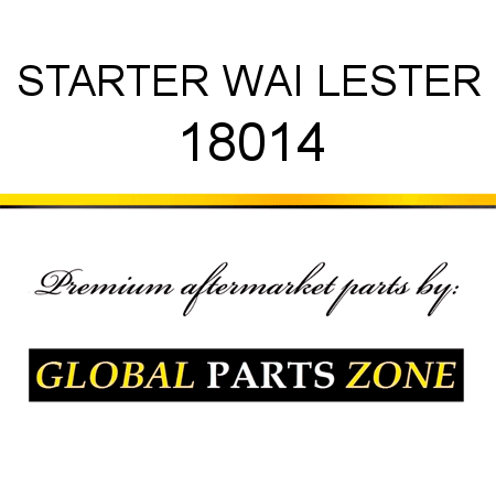 STARTER WAI LESTER 18014