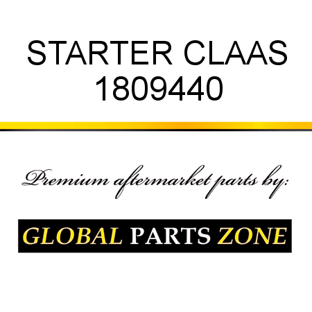 STARTER CLAAS 1809440