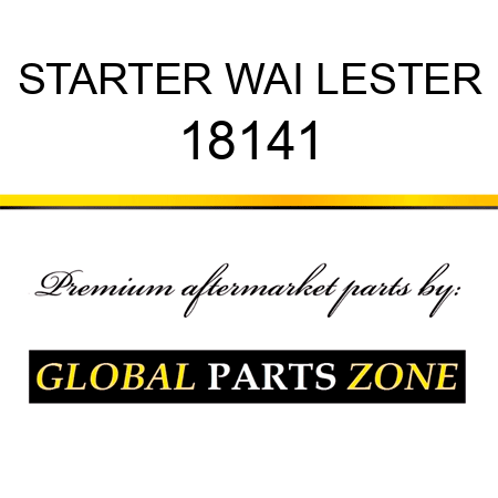 STARTER WAI LESTER 18141