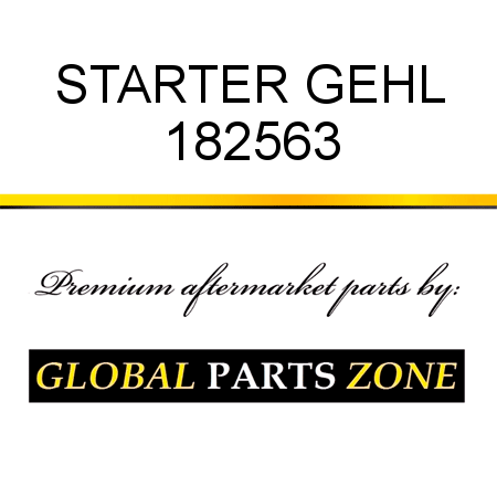 STARTER GEHL 182563