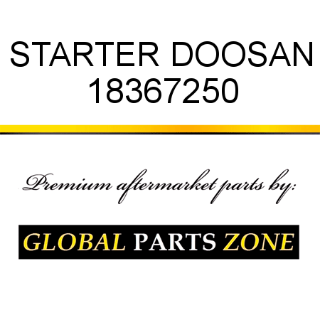 STARTER DOOSAN 18367250