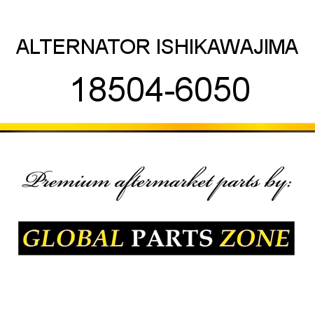 ALTERNATOR ISHIKAWAJIMA 18504-6050