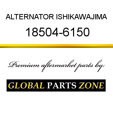 ALTERNATOR ISHIKAWAJIMA 18504-6150