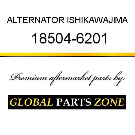 ALTERNATOR ISHIKAWAJIMA 18504-6201