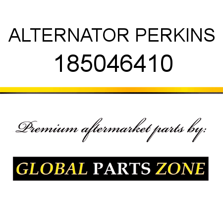 ALTERNATOR PERKINS 185046410