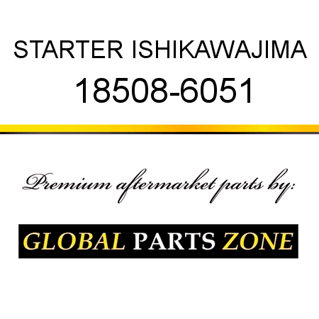 STARTER ISHIKAWAJIMA 18508-6051