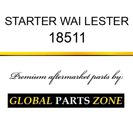 STARTER WAI LESTER 18511