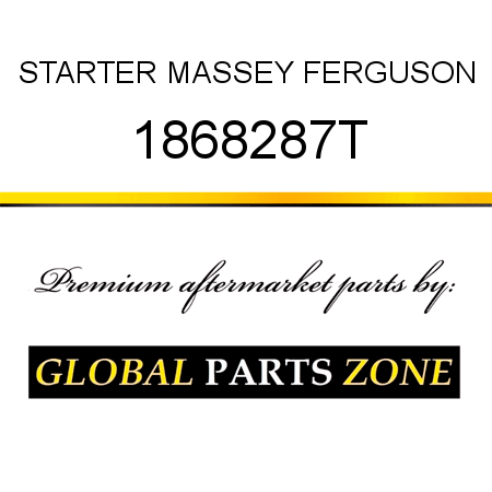 STARTER MASSEY FERGUSON 1868287T