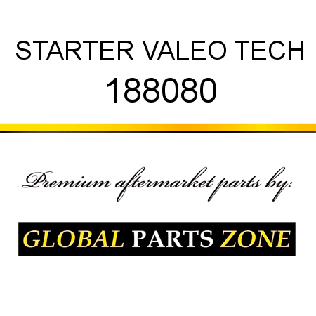 STARTER VALEO TECH 188080