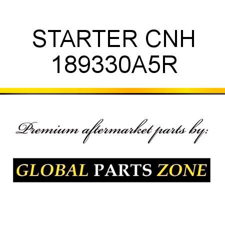 STARTER CNH 189330A5R