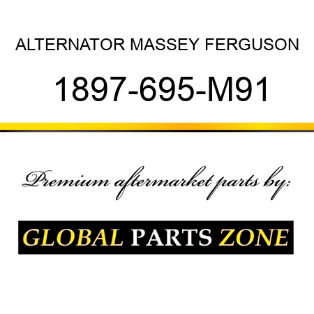 ALTERNATOR MASSEY FERGUSON 1897-695-M91