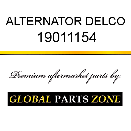ALTERNATOR DELCO 19011154