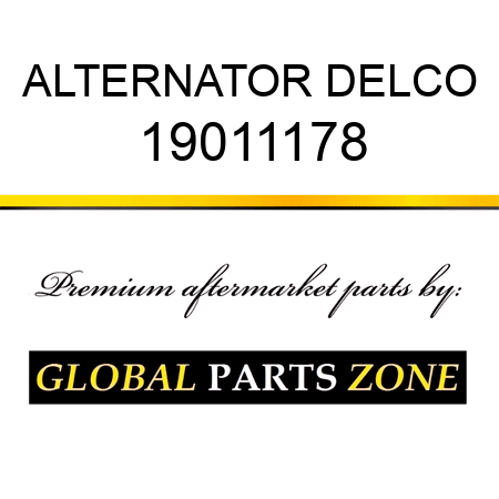 ALTERNATOR DELCO 19011178