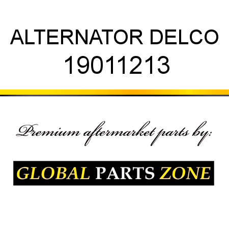 ALTERNATOR DELCO 19011213