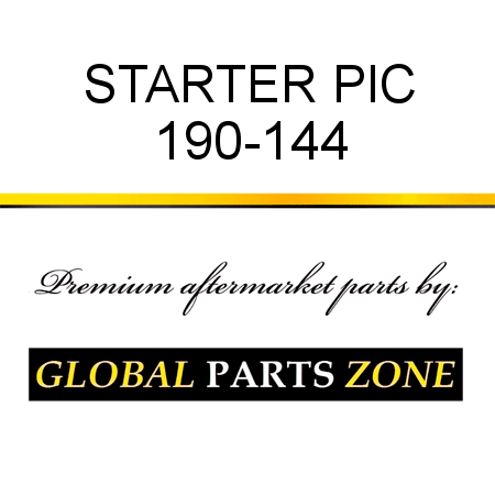 STARTER PIC 190-144