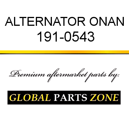 ALTERNATOR ONAN 191-0543