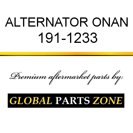 ALTERNATOR ONAN 191-1233