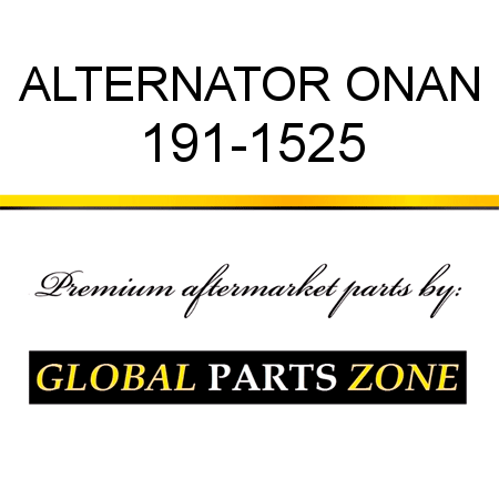 ALTERNATOR ONAN 191-1525