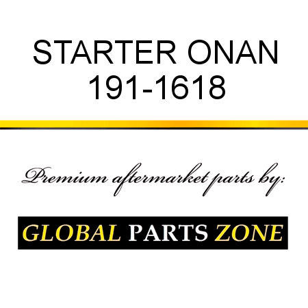 STARTER ONAN 191-1618